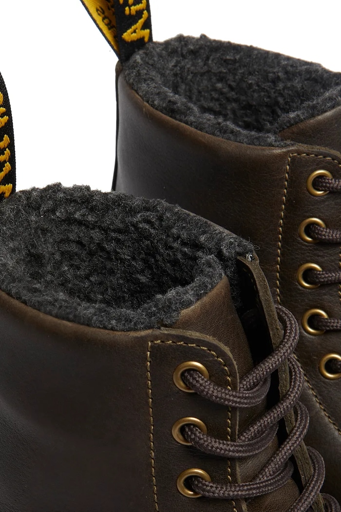 Boty Kožené workery Dr. Martens 1460 Wl DM31873538 hnědá