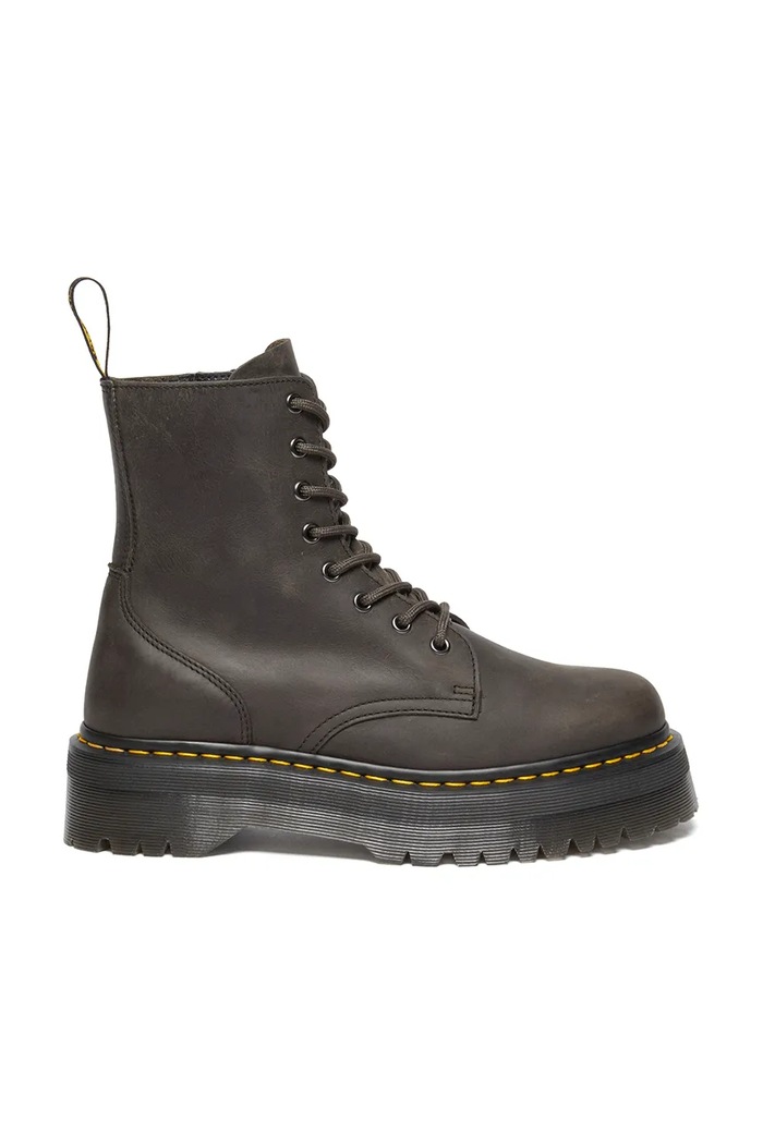 Кожени кубинки Dr. Martens Jadon гладка кожа кафяв DM31985057