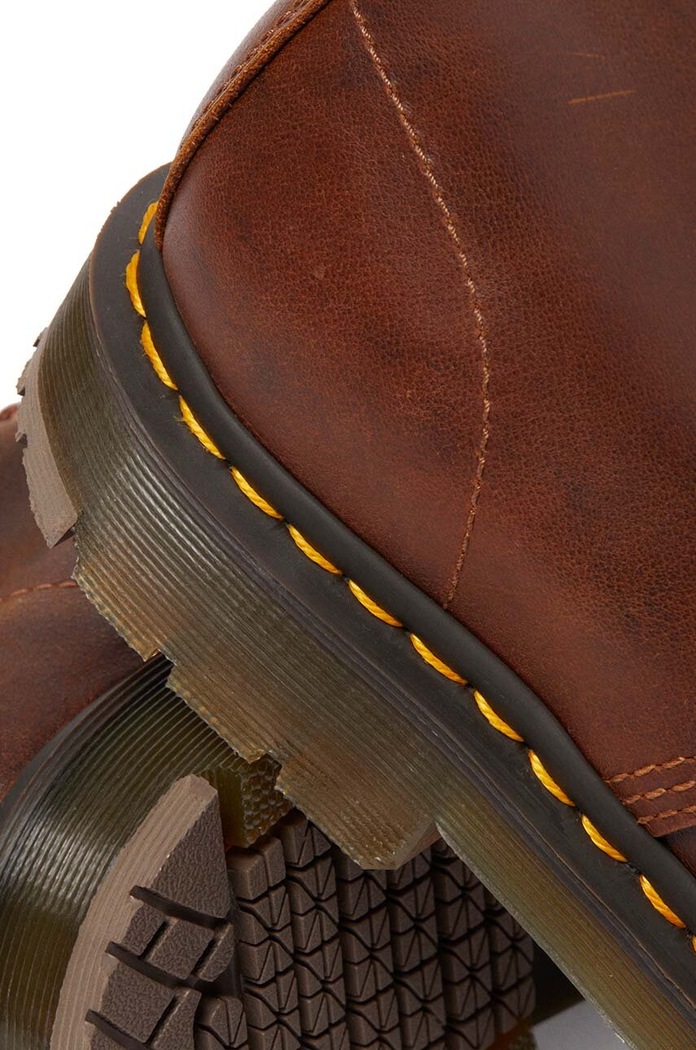 Dr. Martens leather biker boots 1460 SR brown DM32010205