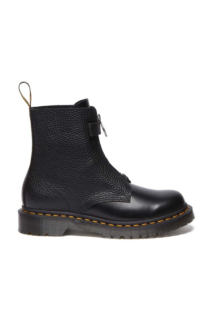 Dr. Martens botine de piele 1460 Pascal Frnt Zip neizolat negru DM32054001