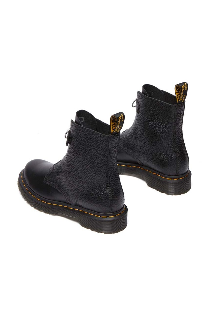 Dr. Martens botine de piele 1460 Pascal Frnt Zip DM32054001 negru
