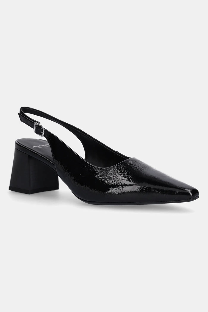 Kožne salonke Vagabond Shoemakers ALTEA široka potpetica crna 5740.460.20