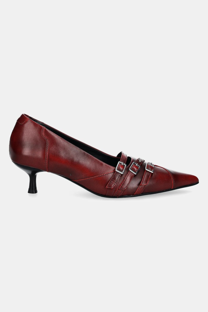 Usnjene visoke pete Vagabond Shoemakers LYKKE 5714.118.47 bordo AW24