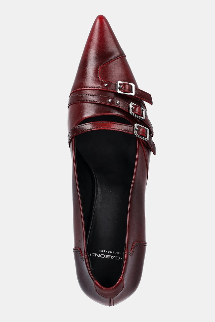 Usnjene visoke pete Vagabond Shoemakers LYKKE bordo 5714.118.47