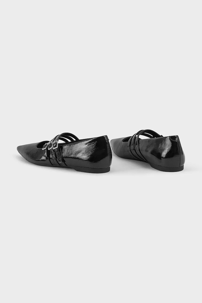 Vagabond Shoemakers baleriny skórzane HERMINE czarny 5833.260.20