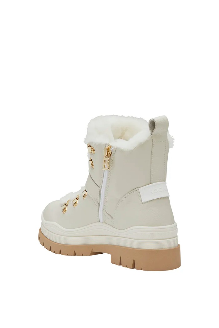 Kožené sněhule Bogner AROSA 22444723 bílá AW24