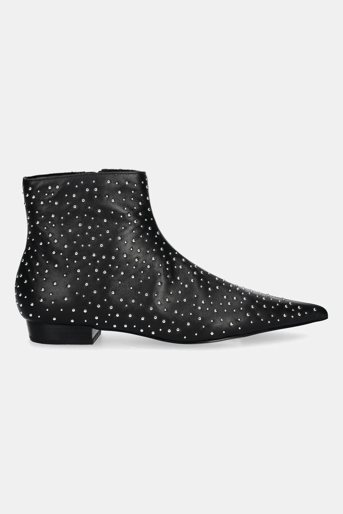 Kožne gležnjače Stand Studio Pamela Boot 66338.7780 crna AW24