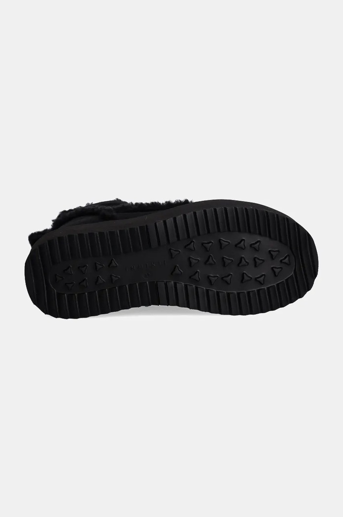Čizme za snijeg od brušene kože Inuikii Inuikii X Coccinelle Classic Low Shearling 75204.150.Black crna