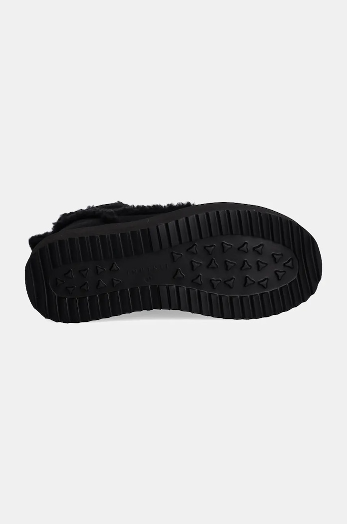 Čizme za snijeg od brušene kože Inuikii Inuikii X Coccinelle Classic Low Shearling 75204.150.Black crna