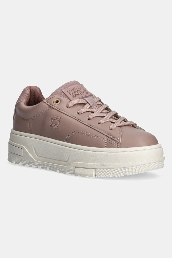 G-Star sneakersy Lhana imitacja skóry licowej różowy GR452043BW