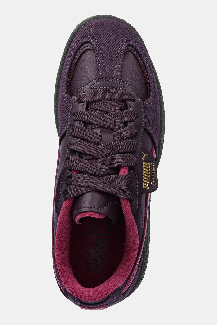 Tenisky Puma Palermo Moda Corduroy Wns burgundské 398529
