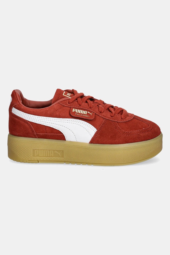 Puma Σουέτ sneakers Puma Palermo Elevata Wns 399348 πορτοκαλί SS25