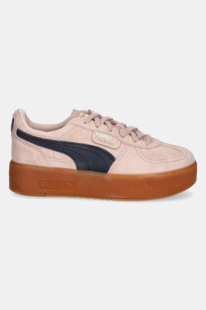 Puma velúr sportcipő Palermo Elevata Wns 399348 rózsaszín SS25