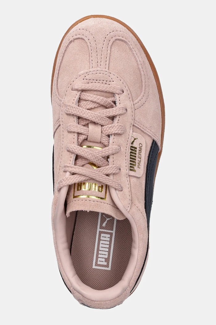 Puma velúr sportcipő Palermo Elevata Wns rózsaszín 399348