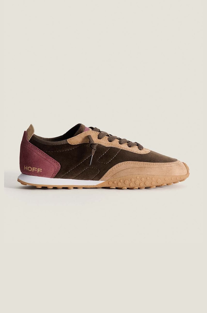 Sneakers boty Hoff GROUSE semišová kůže hnědá 22410003