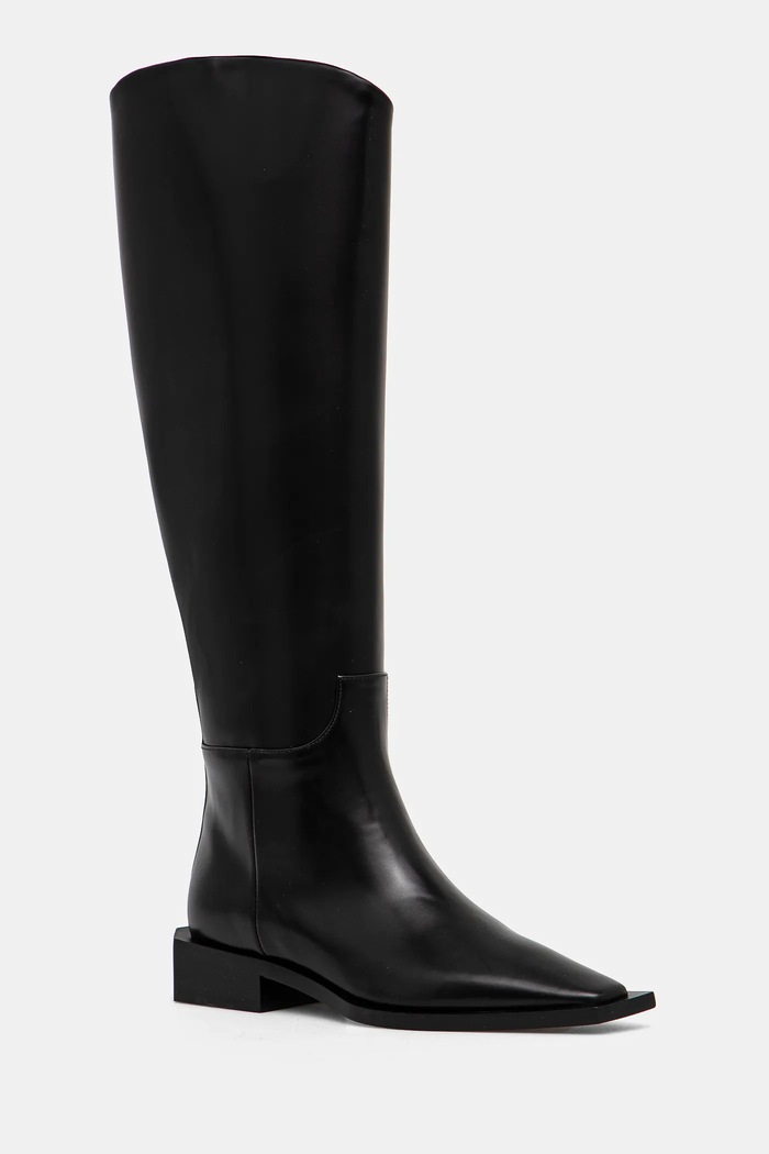 Vanda Novak ghete de piele Giselle Giselle.Cristal.Black negru AW24