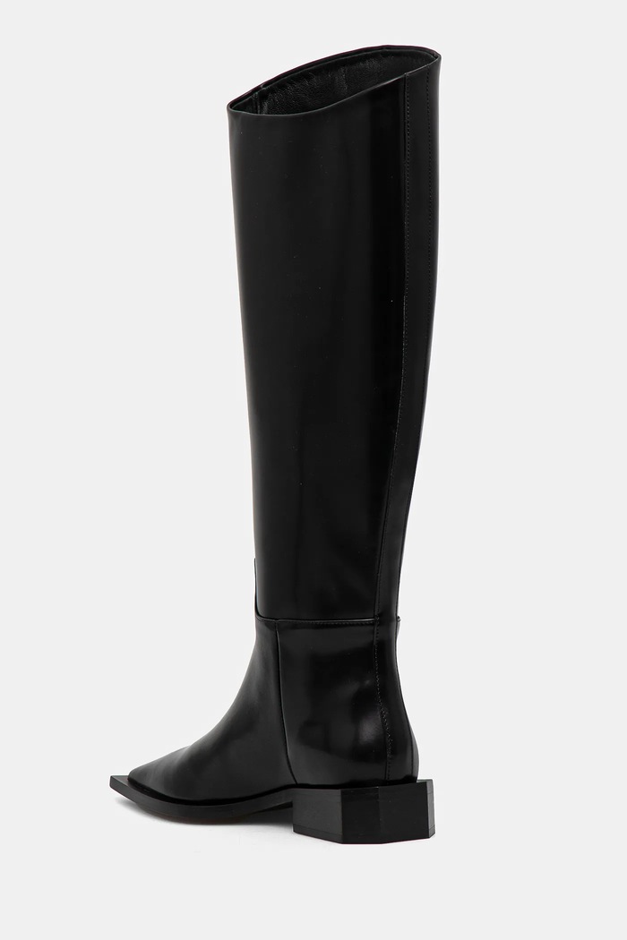 Încălțăminte Vanda Novak ghete de piele Giselle Giselle.Cristal.Black negru