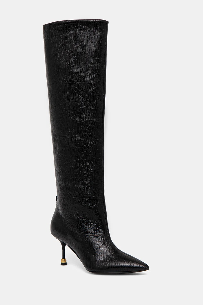 Kožne čizme Vanda Novak Kaja Kaja.Shark.Black crna AW24