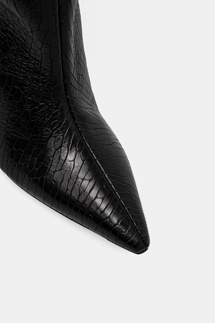 Kožne čizme Vanda Novak Kaja crna Kaja.Shark.Black