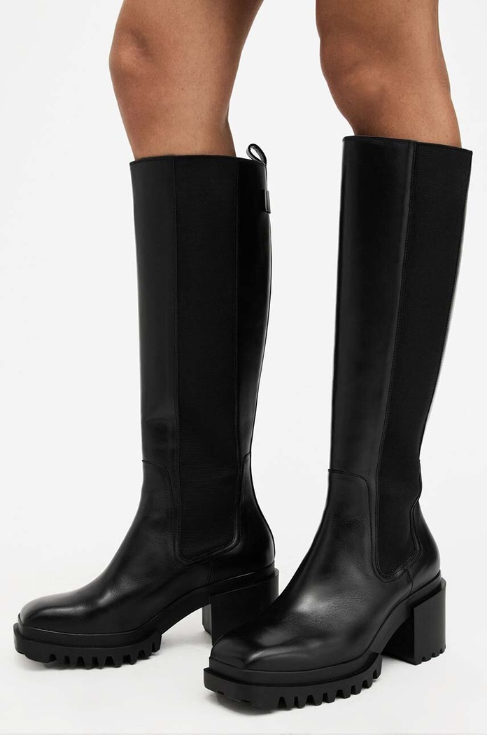 Kozačky AllSaints Natalia Boot černá W100FB