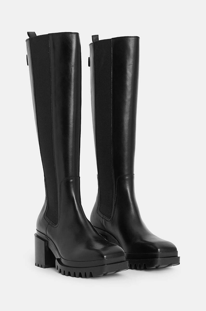 Kozačky AllSaints Natalia Boot W100FB černá AW24