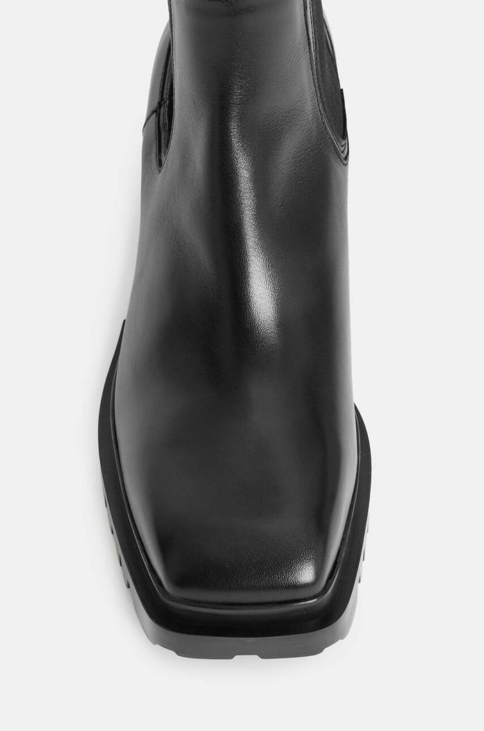 Boty Kozačky AllSaints Natalia Boot W100FB černá