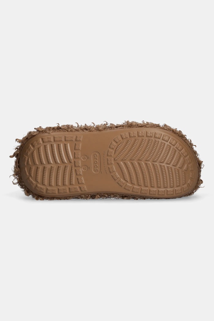 Nízké kozačky Crocs Crush Doodle Fur Boot Crocs béžová 210757.2EY