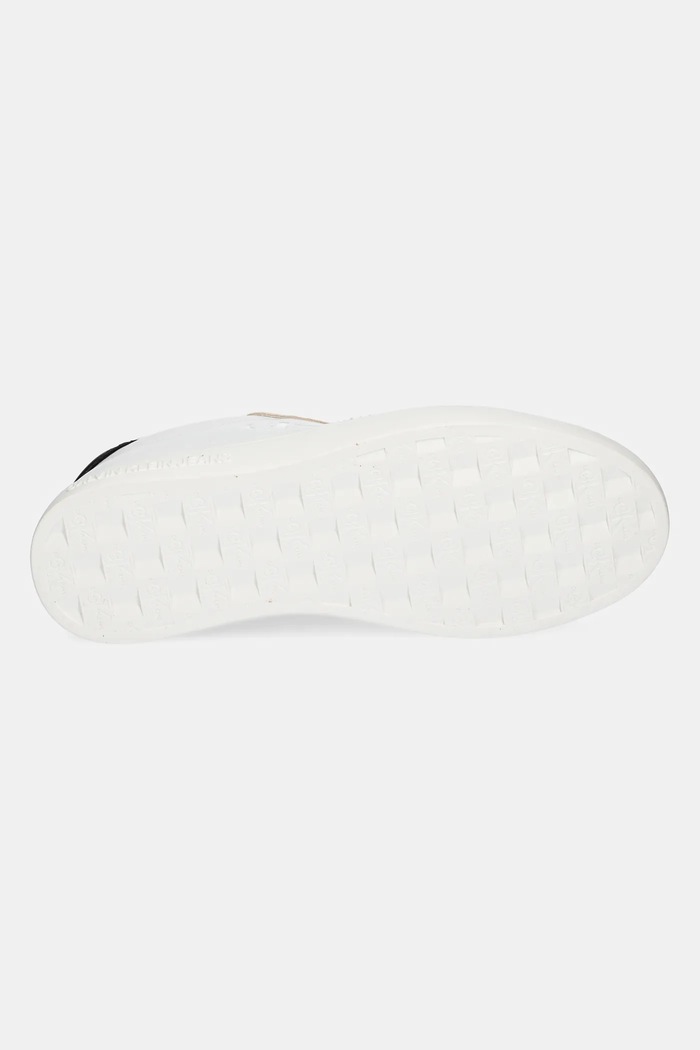 Kožené sneakers boty Calvin Klein Jeans CLASSIC CUPSOLE LOW YM0YM01272 bílá