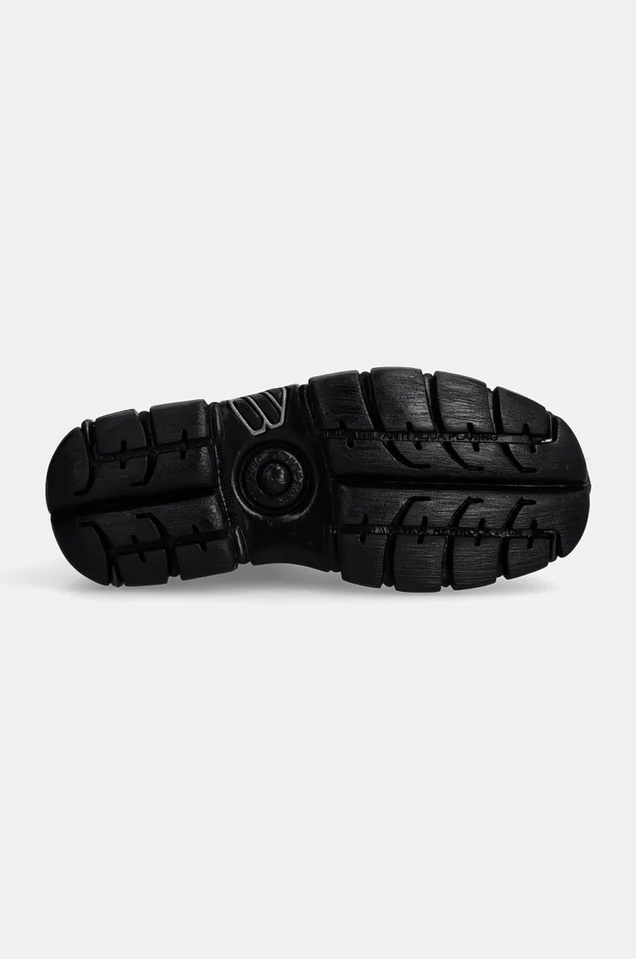 New Rock bocanci de piele Nomada Negro + Tower Negro Acero E14 M.NEWMILI083.S37 negru