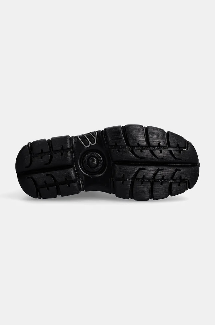 New Rock bocanci de piele Nomada Negro + Tower Negro Acero E14 M.NEWMILI083.S37 negru