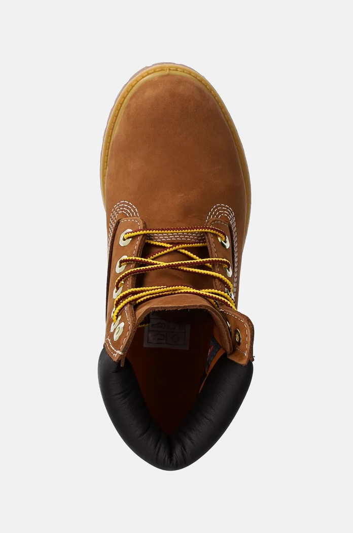 Nubukové workery Timberland PREMIUM 6 INCH BOOT hnědá TB1103602141