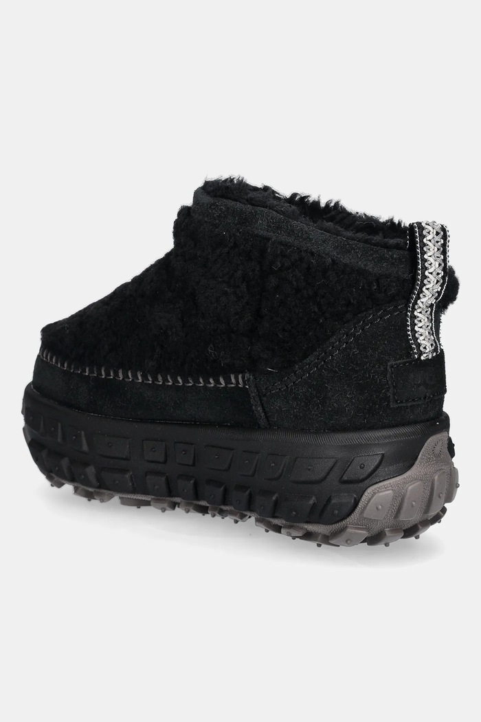 Încălțăminte UGG cizme de zapada din piele intoarsa Venture Daze Ultra Mini Cozy Boot 1161790.BLK negru
