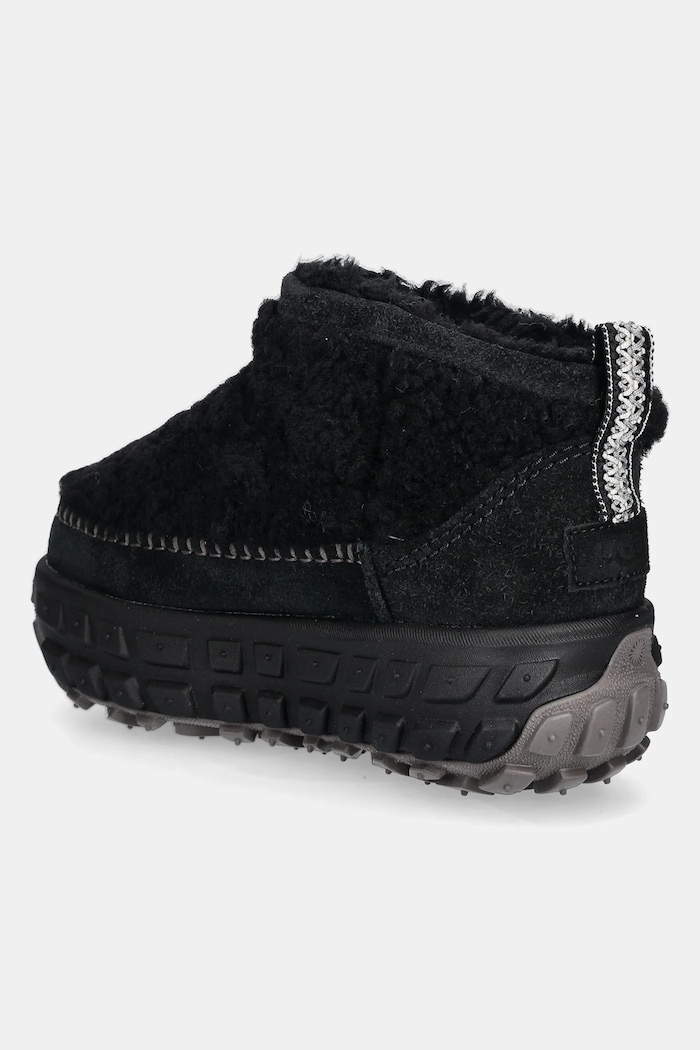 Încălțăminte UGG cizme de zapada din piele intoarsa Venture Daze Ultra Mini Cozy Boot 1161790.BLK negru
