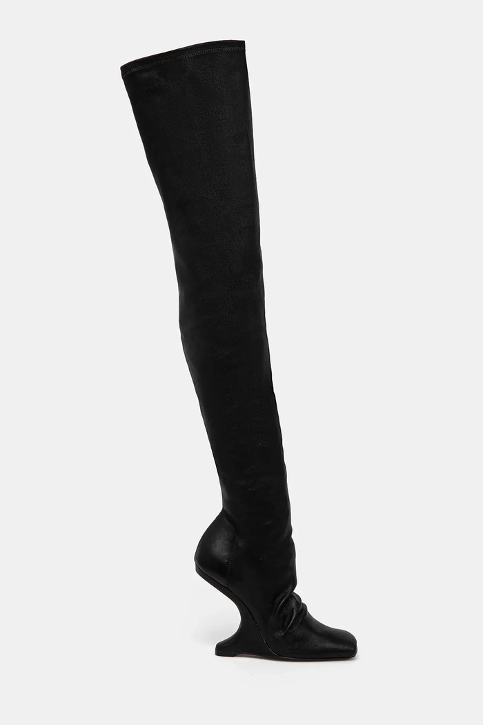 Rick Owens Lilies csizma CANTILEVER 11 LI02D5801.LS.09 fekete AW24