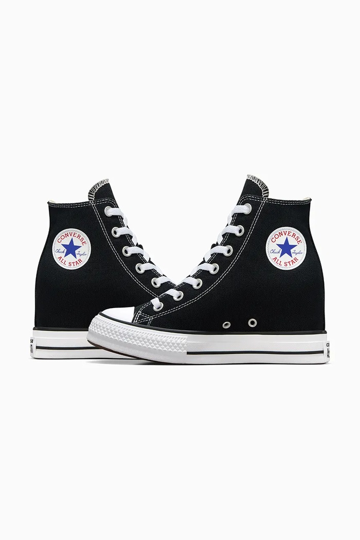 Παπούτσια Πάνινα παπούτσια Converse Chuck Taylor All Star Wedge A11909C μαύρο