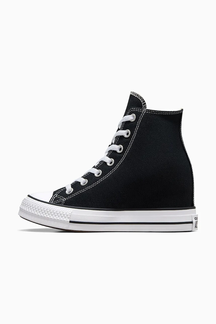 Πάνινα παπούτσια Converse Chuck Taylor All Star Wedge μαύρο A11909C