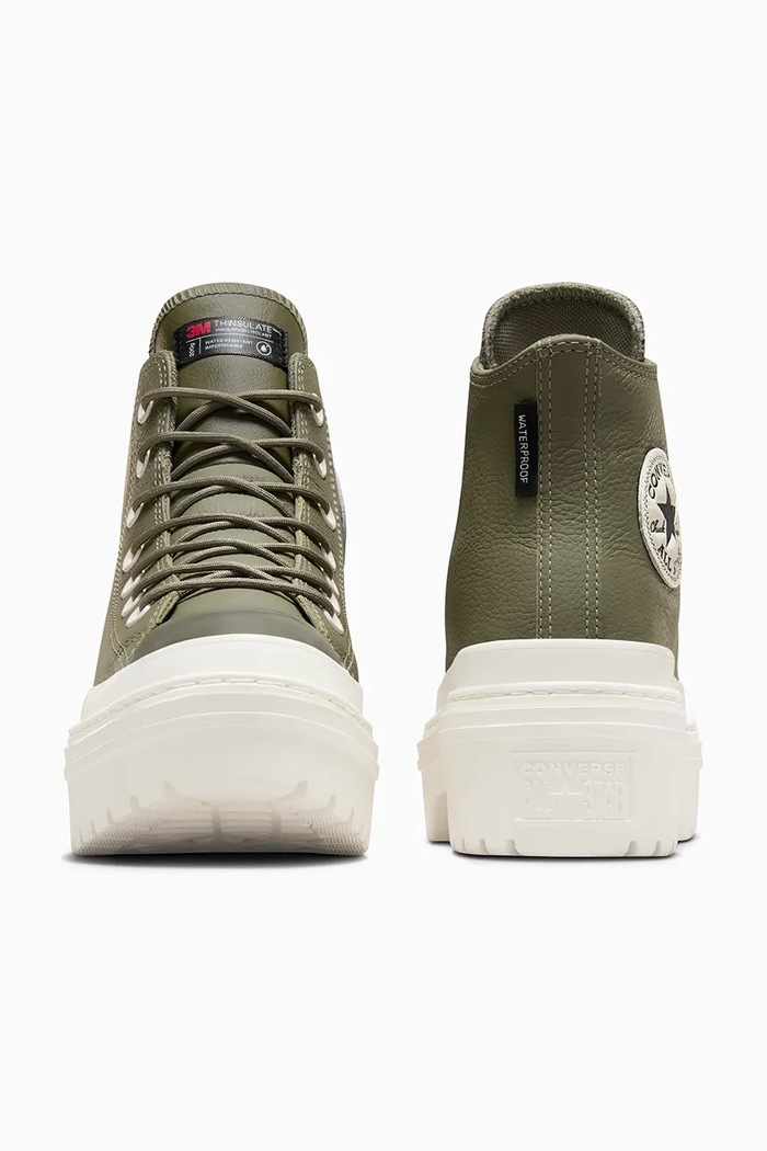 Obuća Kožne tenisice Converse Chuck Taylor All Star Lugged Heel A11163C zelena