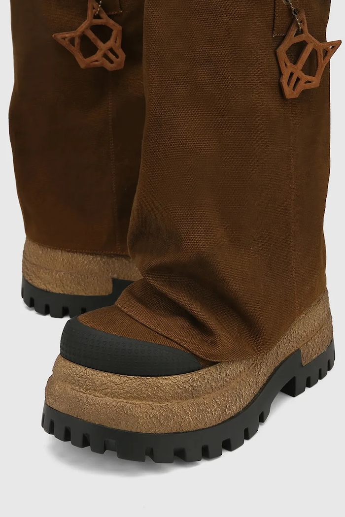 Naked Wolfe buty Disturb brązowy Disturb.Canvas.Toffee