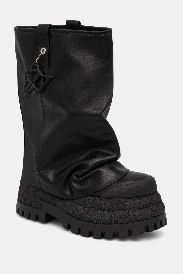 Naked Wolfe buty skórzane Disturb nieocieplane czarny Disturb.Leather.Black