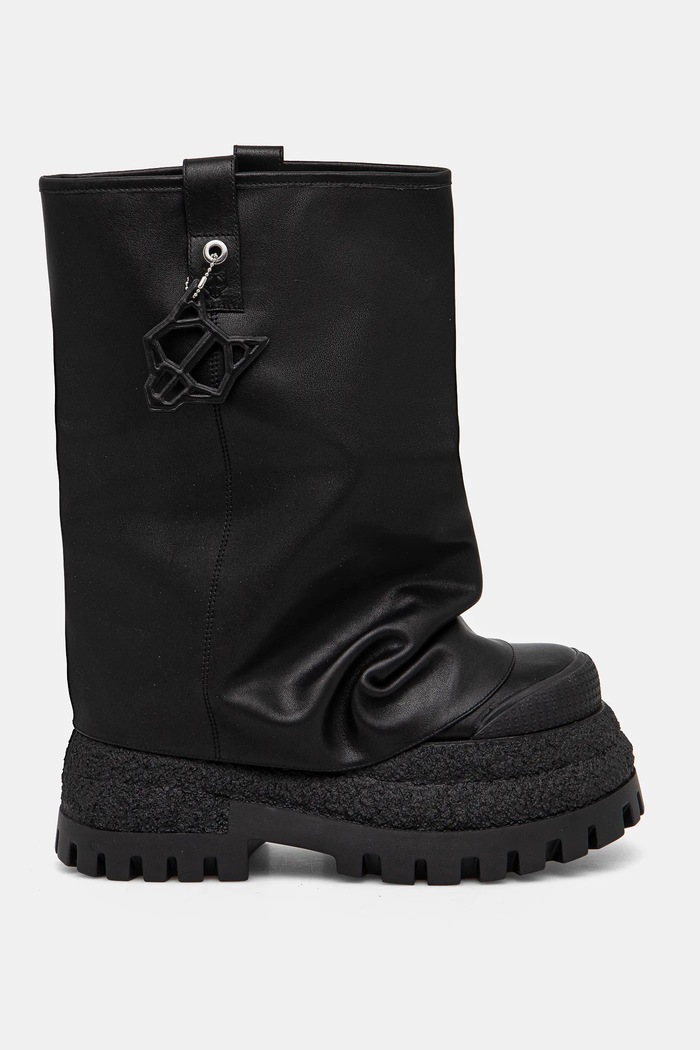 Naked Wolfe buty skórzane Disturb Disturb.Leather.Black czarny AW25
