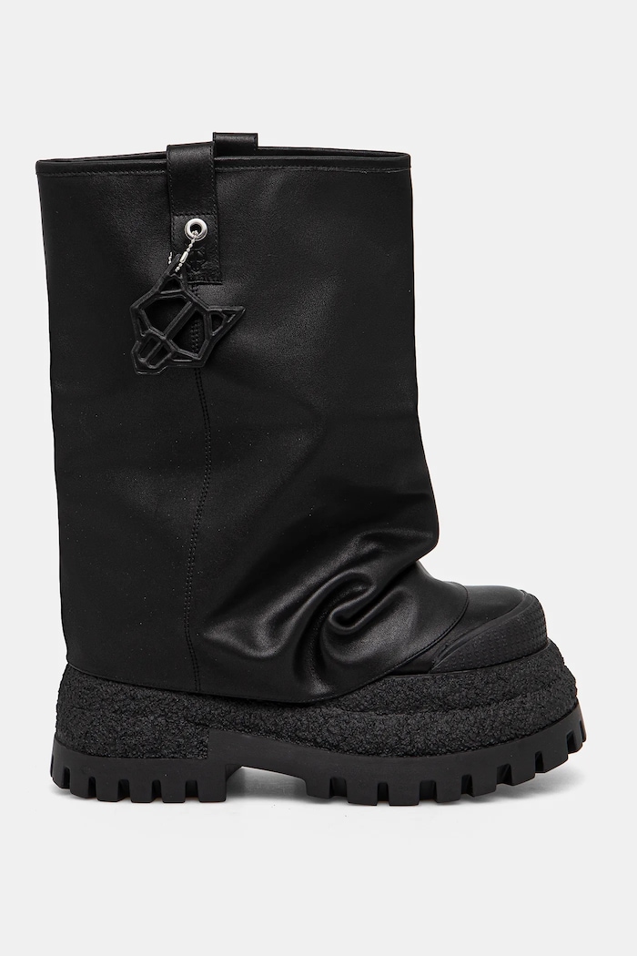 Naked Wolfe buty skórzane Disturb Disturb.Leather.Black czarny AW25