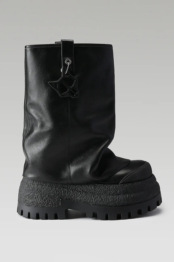 Δερμάτινα παπούτσια Naked Wolfe Disturb Disturb.Leather.Black μαύρο