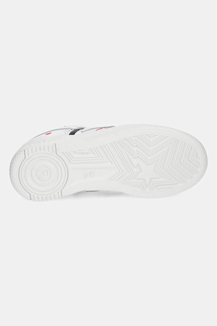A Bathing Ape sneakers in pelle Shark Bape Sta L 1K80291307 bianco