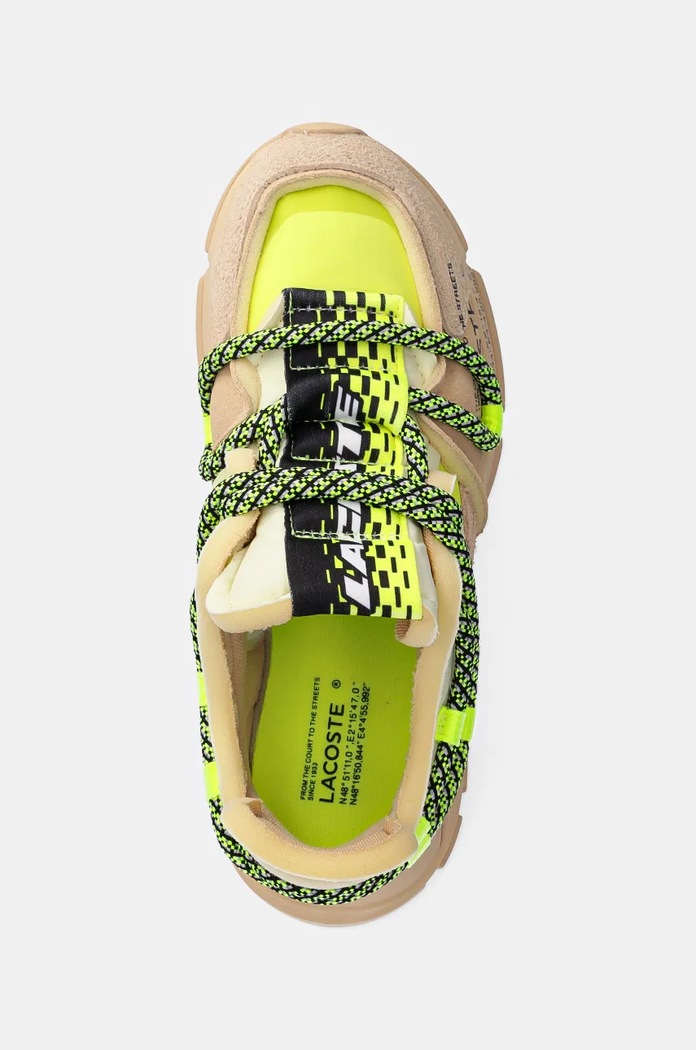 Кроссовки Lacoste L003 Active Runway бежевый 48SFA0076