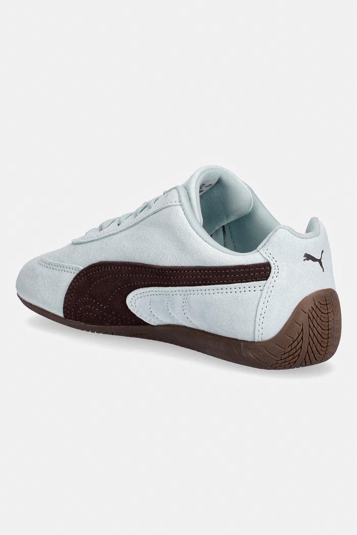 Shoes Puma Speedcat OG Sneakers Women's suede 398846.D green