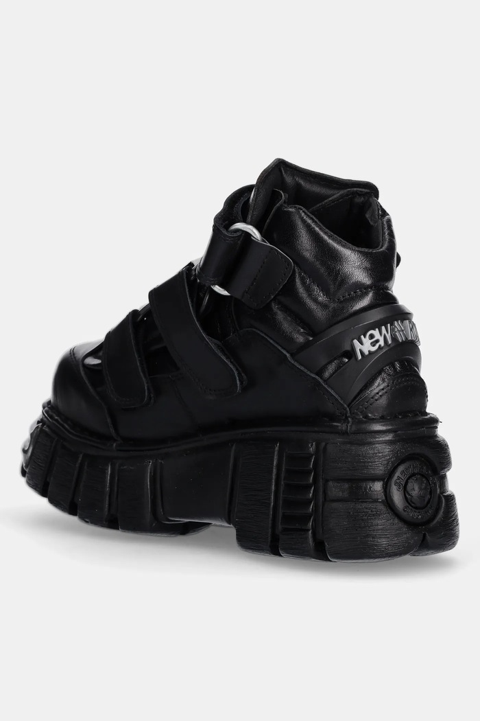 Shoes New Rock leather sneakers M.285.S1 black