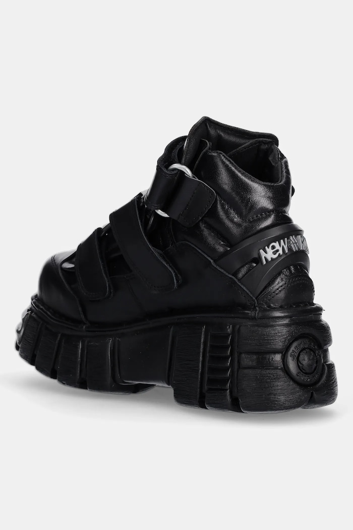 Shoes New Rock leather sneakers M.285.S1 black