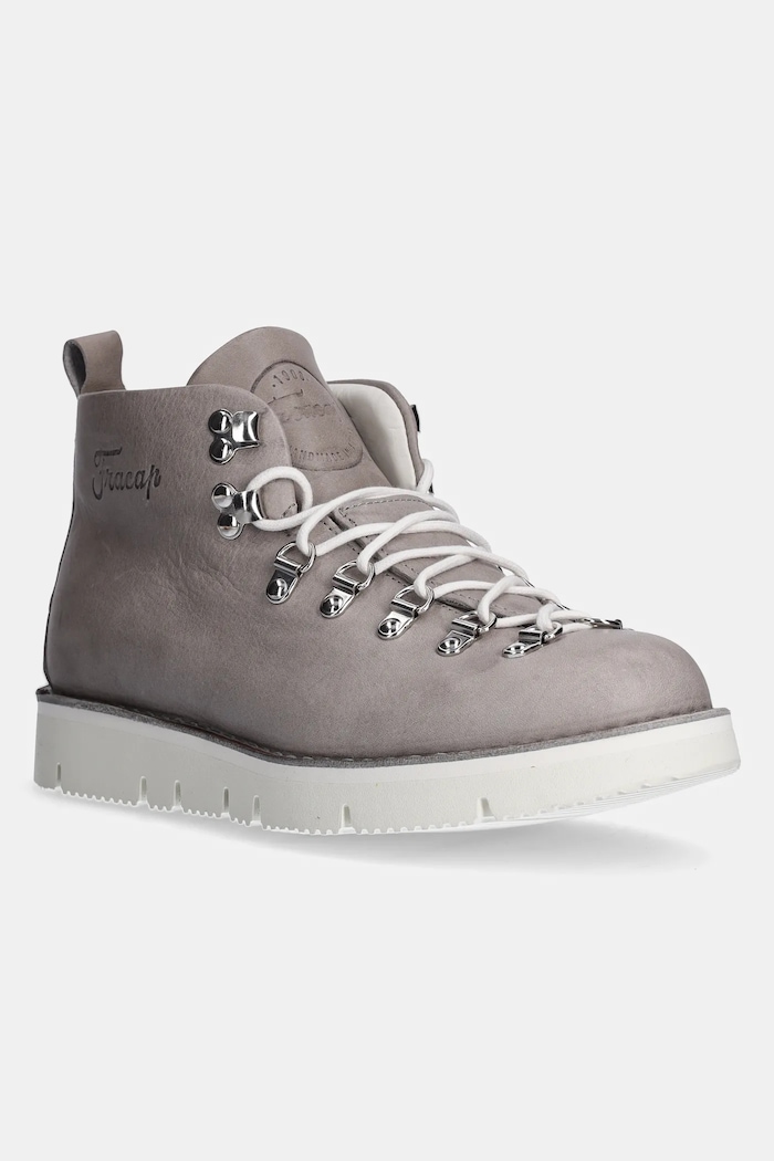Kožené workery Fracap Magnifico Roc nezateplené sivá MAGNIFICO.M120.ROC.ARG