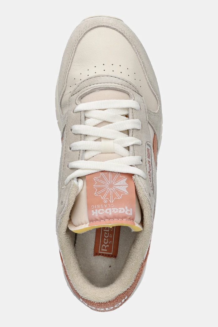 Kožené tenisky Reebok Classic Leather béžová 100201097