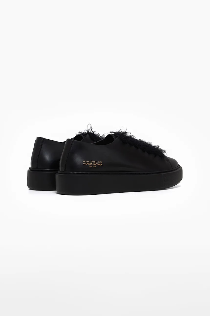 Obuća Kožne tenisice Vanda Novak Grace Grace.Light.Black crna